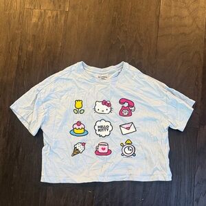Old navy Hello Kitty Kids Tee with Fun Graphics - Light Blue